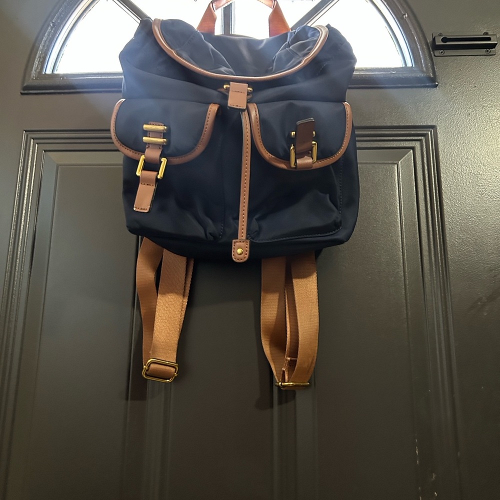 Calvin Klein Blue and Brown Backpack - Picture 5 of 5